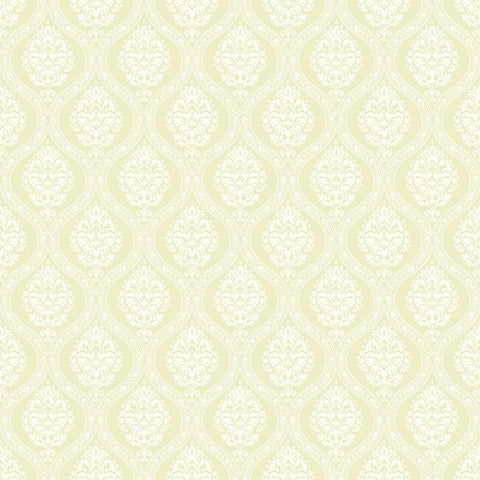 DM5029 Petite Ogee Yellow Wallpaper 