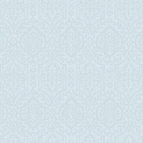 DM5033 Cathedral Damask Water Blue Wallpaper