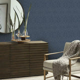 DM5037 Cathedral Damask Indigo Wallpaper 