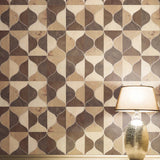 DT5003 BURLWOOD OGEE WALLPAPER