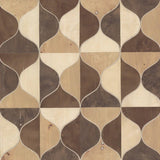 DT5003 BURLWOOD OGEE WALLPAPER