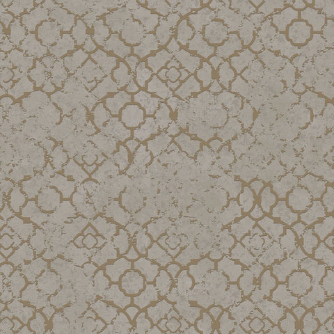 DWP0246-06 Aged Quartrefoil Wallpaper 