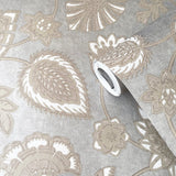 DWP0351-04 Flower Fan Shimmer Wallpaper