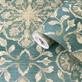 DWP0353-05 Floral Stripe Wallpaper 