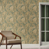 DWP0355-01 Flower Fan Elegance Wallpaper 