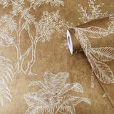DWP0361-04 Floating Foliage Wallpaper