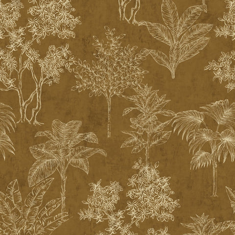 DWP0361-04 Floating Foliage Wallpaper
