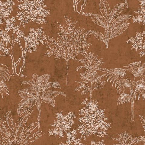 DWP0361-07 Floating Foliage Wallpaper