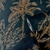 DWP0361-08 Floating Foliage Wallpaper