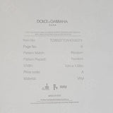 TCW007TCAHOU0074 Dolce & Gabbana Casa black white D&G logo print wallpaper textured roll