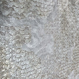 
Z10902 Dark Gray brass bronze metallic distressed fish scale plaster textured Wallpaper

