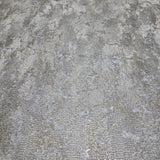 
Z10902 Dark Gray brass bronze metallic distressed fish scale plaster textured Wallpaper

