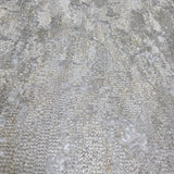 
Z10902 Dark Gray brass bronze metallic distressed fish scale plaster textured Wallpaper

