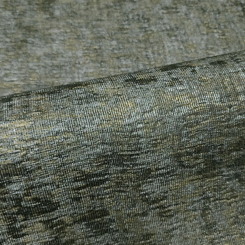 Z21711 Dark gray bronze faux sisal grasscloth fabric plaster textured plain wallpaper