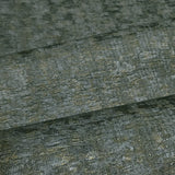 Z21711 Dark gray bronze faux sisal grasscloth fabric plaster textured plain wallpaper