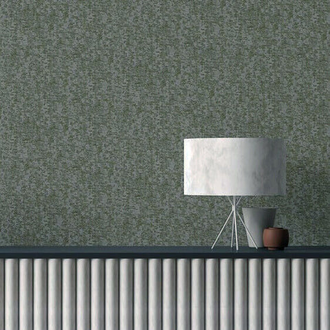 Z21711 Dark gray bronze faux sisal grasscloth fabric plaster textured plain wallpaper