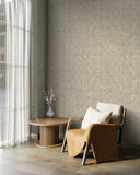 EL20507 Lunoria Burlap Wallpaper 