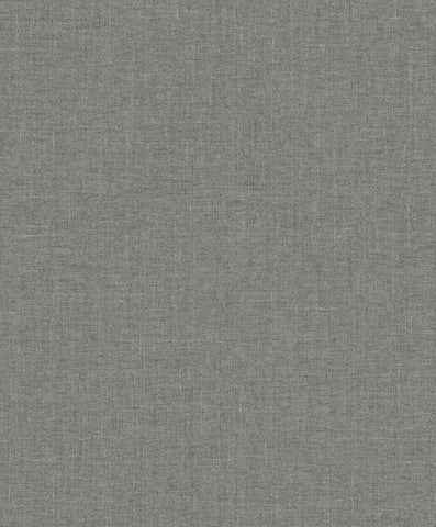 EW10110 Gray Abington Faux Linen Wallpaper