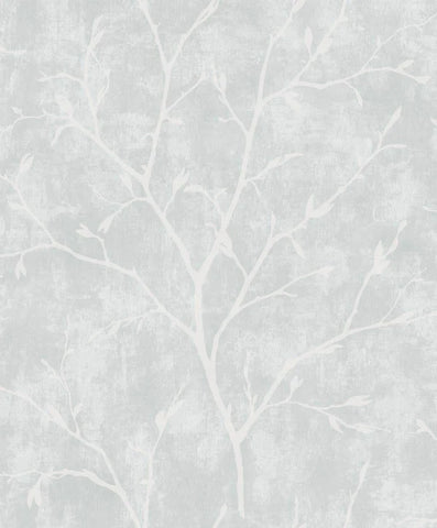 EW10218 Gray Avena Branches Wallpaper