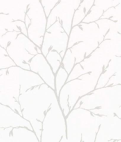 EW11808 Branching Out Grey Wallpaper