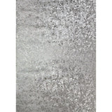 WM29430101 Embossed Wallpaper crashed Silver foil metallic Plain textured wall coverings