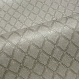 M50520 Embossed brass metallic faux fabric textured diamonds modern Wallpaper rolls 3D