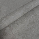 Z80019 Embossed gray metallic cracked faux concrete plaster textured modern wallpaper