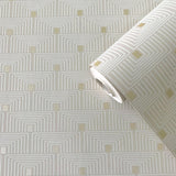 F-PL3001 Geo Key Boutique Metallic Wallpaper