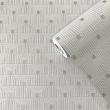F-PL3002 Geo Key Boutique Metallic Wallpaper