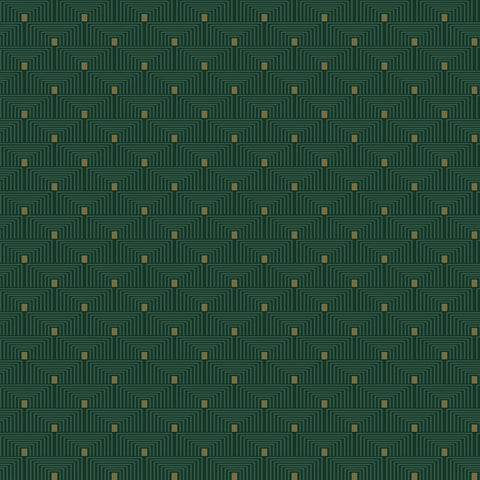 F-PL3008 Geo Key Boutique Metallic Wallpaper