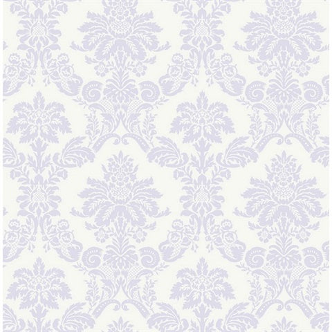 FA40909 Damask Purple Wine Playdate Adventure Wallpaper