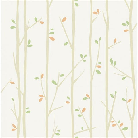 FA41207 Leaves Playdate Adventure Wallpaper