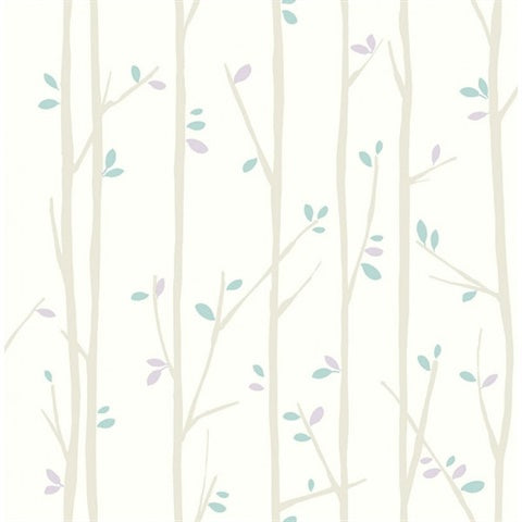 FA41209 Leaves Playdate Adventure Wallpaper