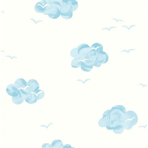 FA42006 Clouds Sky Blue Wallpaper