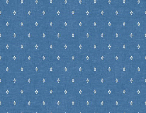 FC60602 Blue Petite Feuille Sprig Wallpaper