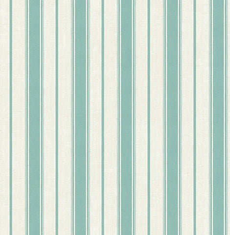 FC61514 Minty MeadowEliott Linen Stripe Wallpaper