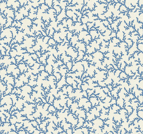 FC62102 Leaf Blue Corail Wallpaper