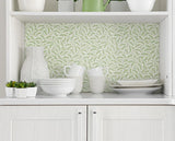 FC62204 Green Spring Leaf Cossette Wallpaper