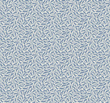 FC62212 Blue Spring Leaf Cossette Wallpaper