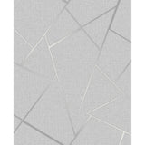 FD42280 Quartz Silver Fractal Wallpaper