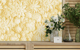 FD42597 Dacre Yellow Floral Wallpaper