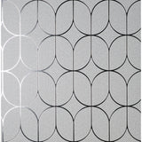 FD42803 Raye Silver Rosco Trellis Wallpaper