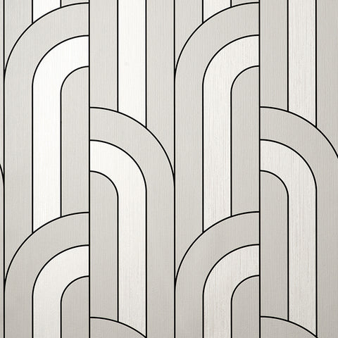 FD42843 Ezra Platinum Arch Wallpaper