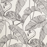 FD42944 Mulholland White Flamingo Wallpaper