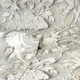 FD42952 Fae Light Grey Woodland Wallpaper
