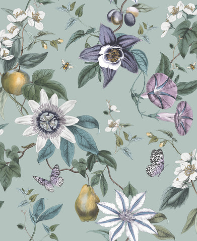 FD43061 Sierra Sage Floral Wallpaper