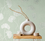 FD43282 Grace Green Floral Wallpaper