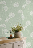 FD43282 Grace Green Floral Wallpaper