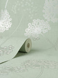 FD43282 Grace Green Floral Wallpaper