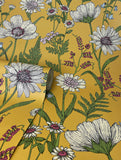 FD43336 Arden Mustard Wild Meadow Wallpaper